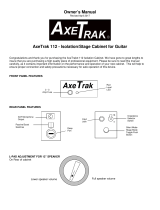 AxeTrak 112 Owner's manual