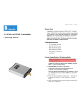 Anedio U2 USB-to-SPDIF Converter Operating instructions