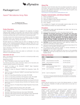 Affymetrix PackageInsert Axiom User manual