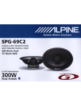 Alpine SPG-69C2 User manual