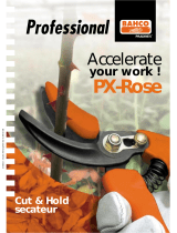 Bahco Cut & Hold Secateur PX-Rose Quick start guide