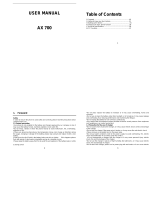 b mobile HK AX700 User manual