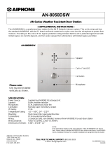 Aiphone AN-8050DSW Supplemental Instructions