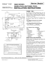 American Standard SCALA 2645 SERIES User manual