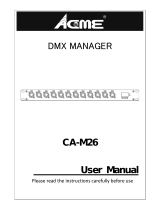 ACME CA-M26 User manual