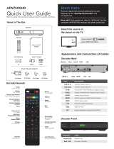 AFN AFN7500HD Quick User Manual
