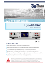 Associated Research HypotULTRA 7804 Quick start guide