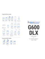 Airpura G600DLX Operating & Filter Replacement Directions