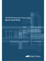 Allied Telesis AR740 RPS Quick Install Manual