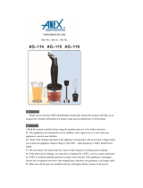 AneX AG-114 Instructions For Use Manual