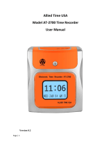 Allied Time USA AT-2700 User manual