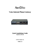 ArtDio IPE 1000 Series Quick Installation Manual