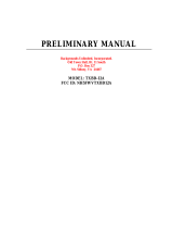 Backgrounds Unlimited TXBD12A Preliminary Manual