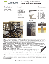 A&L Furniture VersaLoft ALF187 Assembly Instructions