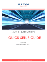 Altai Technologies C1 WiFi CPE Quick Setup Manual