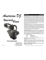 American DJ Barrel Flex User Instructions
