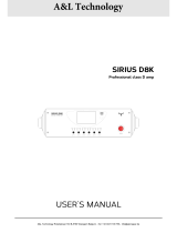 A&L Technology SIRIUS D8K User manual
