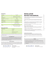 Adura WYXLCR10P2 User manual