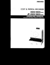 Amano 3500 Series Handling Manual
