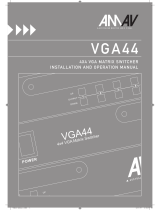 AMAV VGA44 Operating instructions