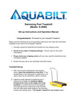 Aquabilt A-2000 Set-Up Instructions And Operation Manual