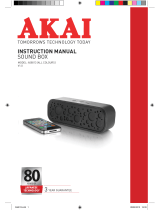 Akai A58013 User manual