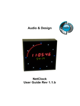 Audio & Design NetClock User manual