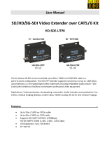 AAS HD-SDE-UTPK User manual