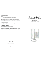 Aristel 413mw User manual