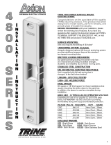 Axion 4800 Series Installation guide