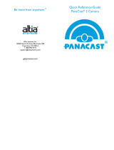 Altia Systems PanaCast 2 Quick Reference Manual