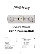 Audio Alchemy DDP-1 Owner's manual