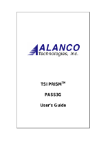 Alanco Technologies, Inc. TSI PRISM PASS3G User manual