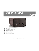Argon DAC1 Owner's manual