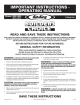 Air King Builder's Choice 9810 Operating instructions