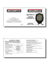 Accusplit 980-312 User manual