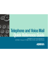 ADTRAN IP 712 Quick Reference Manual