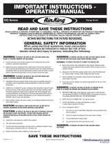 AirKing DQ Series Operating instructions