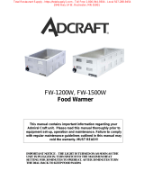 Adcraft FW-1200W User manual