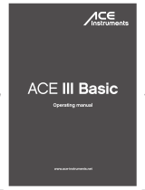 ACE INSTRUMENTSACE III Basic