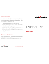 Advanta Elevate User manual