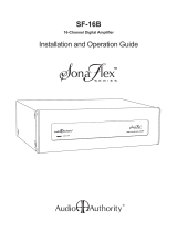 Audio Authority Sona Flex SF-16B Operating instructions