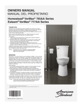 American Standard Homestead VorMax 745AA Series Owner's manual