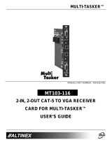 Altinex Multi-Tasker MT103-116 User manual