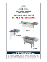 Advance Tabco FS Series Installation guide