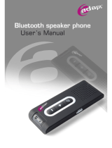 adapt Bluetooth speaker phone User manual