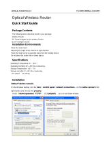 Alternetivo FG-WDM-100Mbps-1310-WIFI Quick start guide