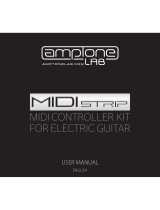 Amptone Lab MIDI Strip User manual