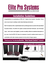 Auralex Acoustics Elite Pro System EPS-112T User manual