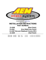 AEM 21-424B Installation Instructions Manual